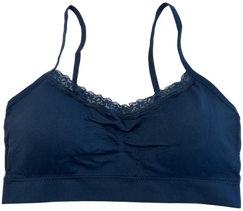 Lace Tipped Padded Adjustable Bra