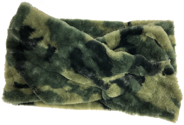 Camouflage Faux Fur Snood
