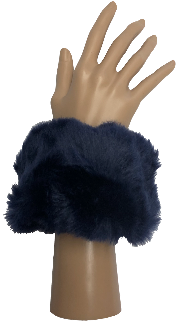 Faux Fur Cuff Set