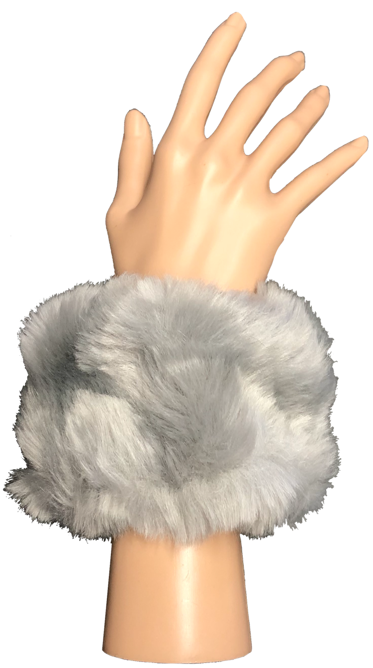 Faux Fur Cuff Set