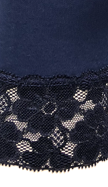 Lace Trimmed Core Capris