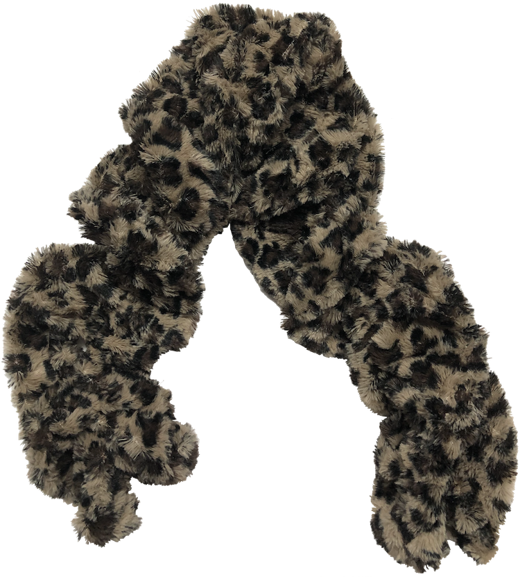 Animal Faux Fur Pull-Thru scarf