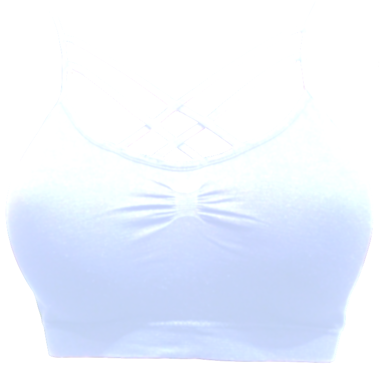 2-Strap X-Cross Padded Bralette
