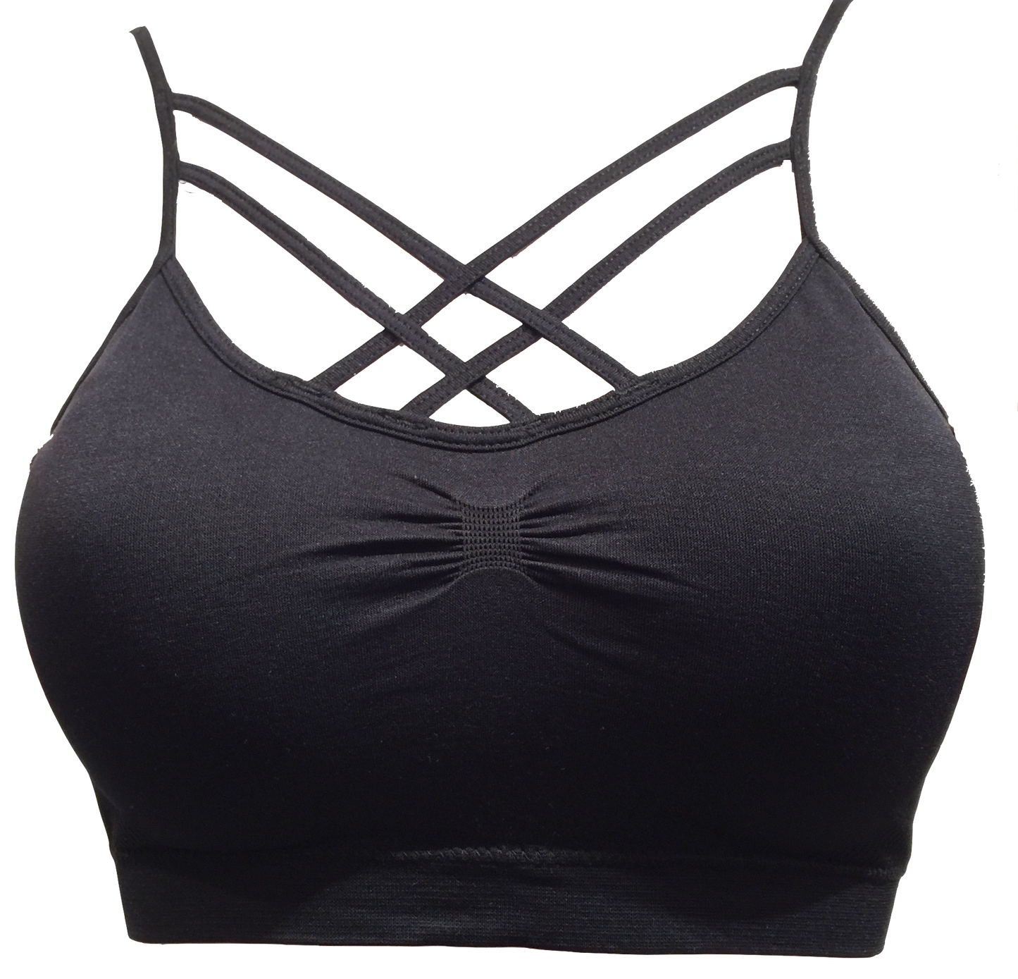 2-Strap X-Cross Padded Bralette