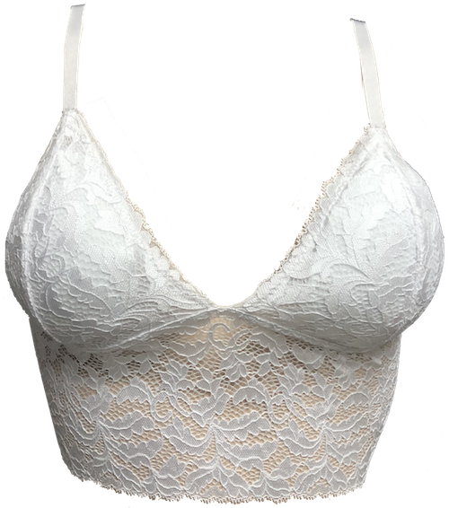 Open Lace Padded Bralette