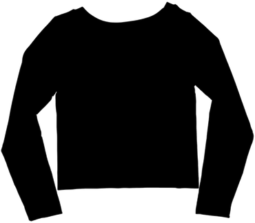 Long Sleeve Thick gg High Scoop Neck Top