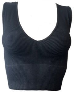 Deep Vee Waffle Rib Top