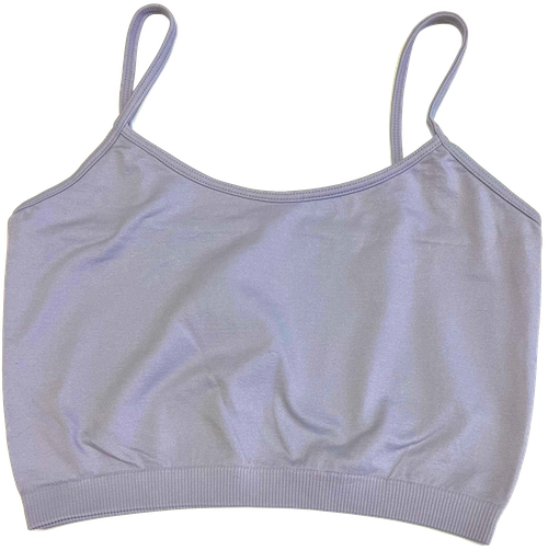 Fitted 1/2 Camisole Spaghetti Strap Bra