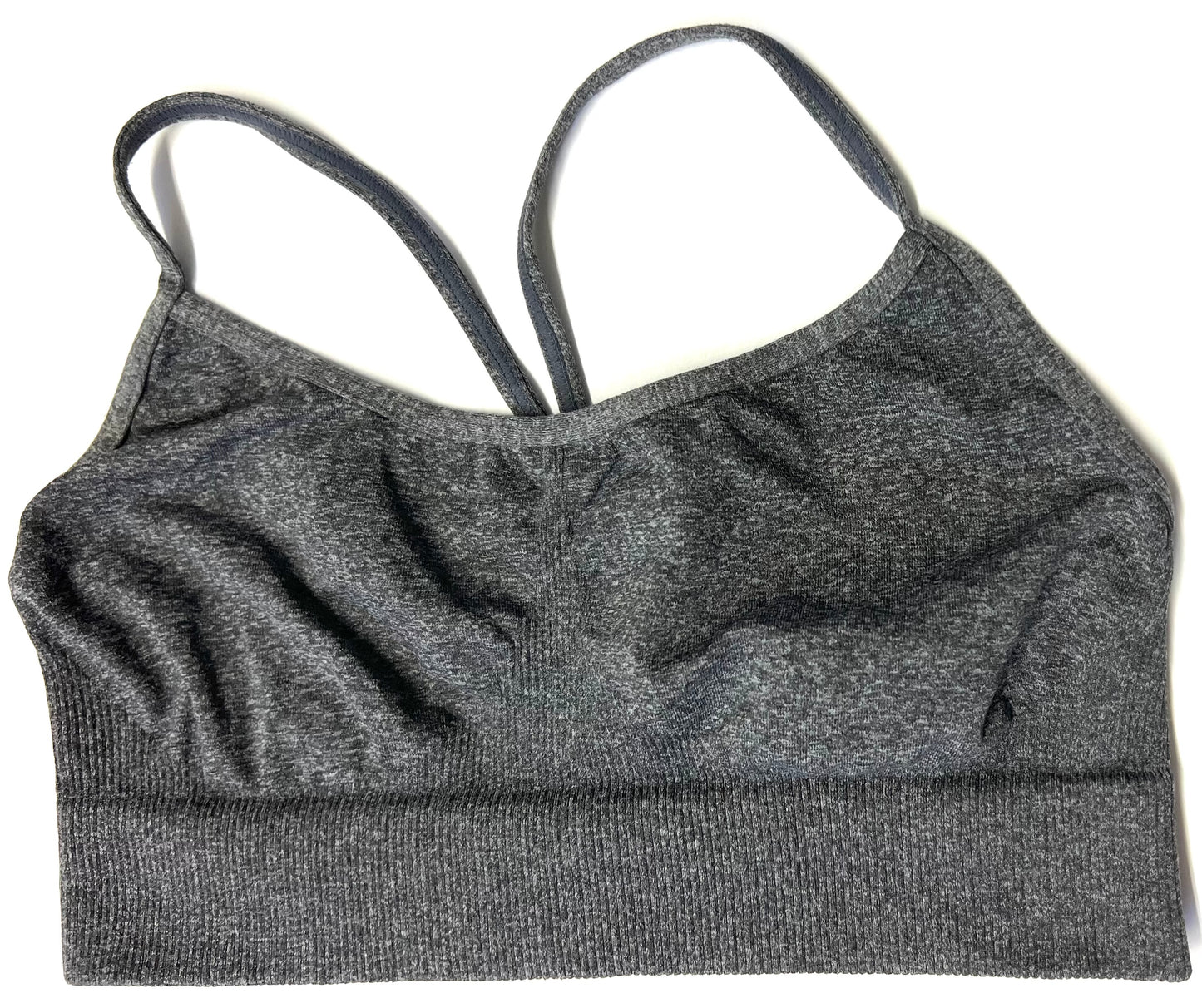 Heathered Y-back Bra