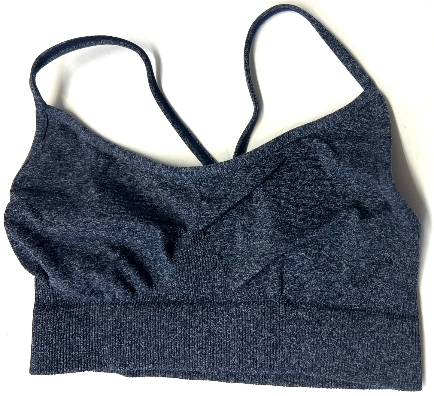 Heathered Y-back Bra