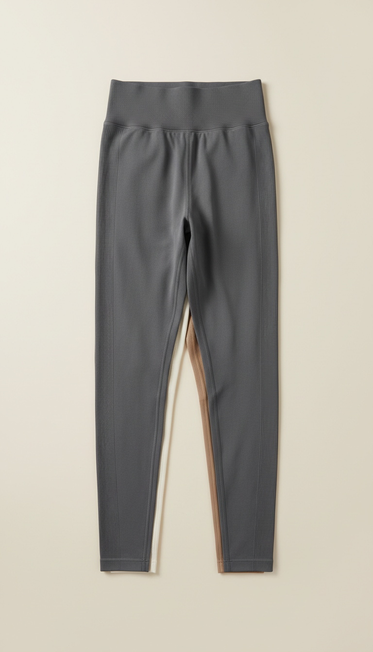 Seamless leggings with minimalist silhouette
