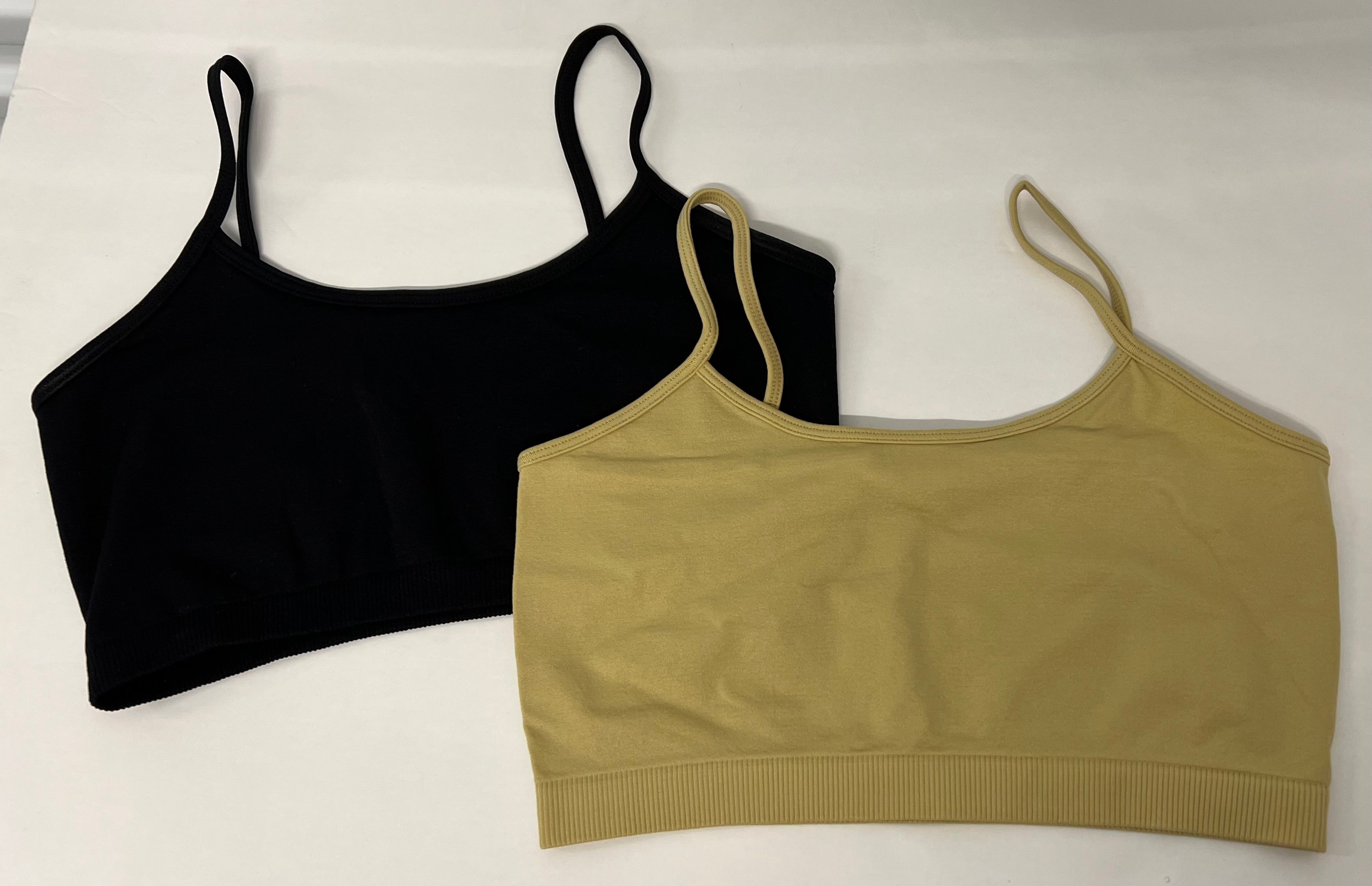 Fitted Spaghetti Strap Bra