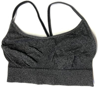 Heathered Y-back Bra