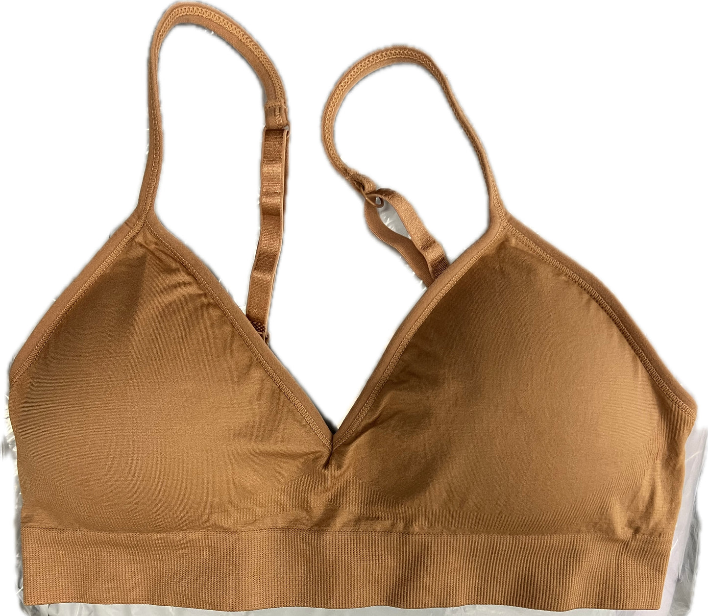 V-Front Adjustable / Convertible Straps Padded Bra