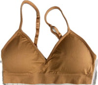V-Front Adjustable / Convertible Straps Padded Bra