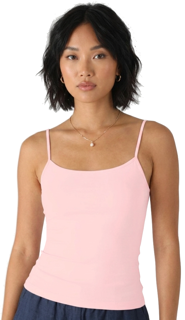 Spaghetti Strap Mid-Length Camisole