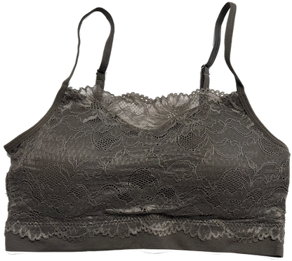 fitted Lace Coverage Padded Bra
