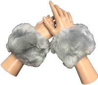 Faux Fur Cuff Set