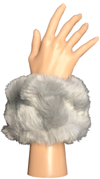 Faux Fur Cuff Set