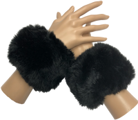 Faux Fur Cuff Set