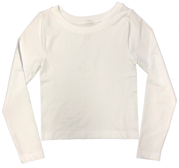 Long Sleeve Thick gg High Scoop Neck Top