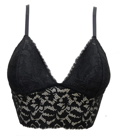 Open Lace Padded Bralette